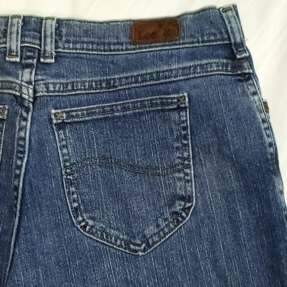 Lee Women's Relaxed At Waist Straight Leg Jeans Size 10M - Picture 5 of 12